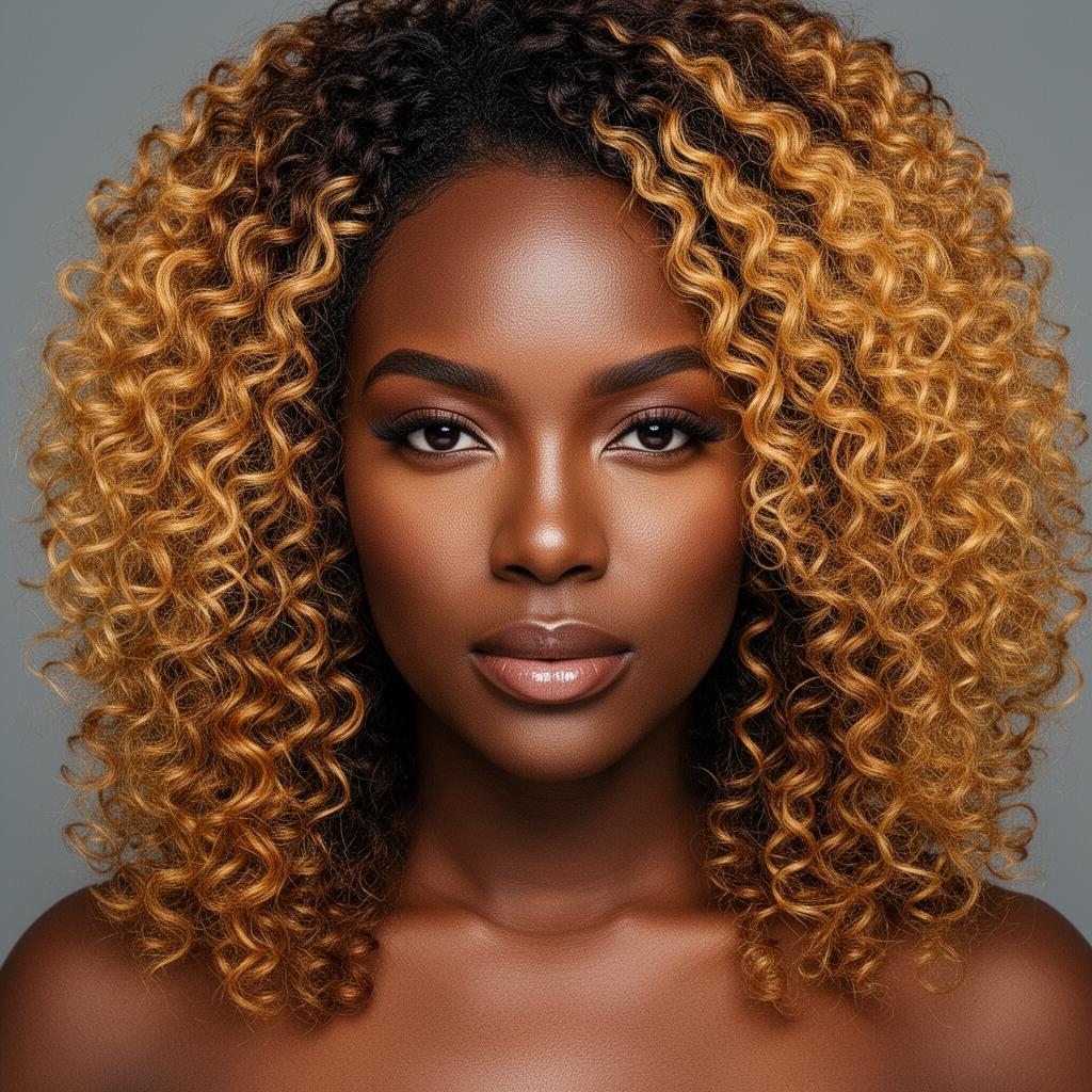 Hair coloring highlights